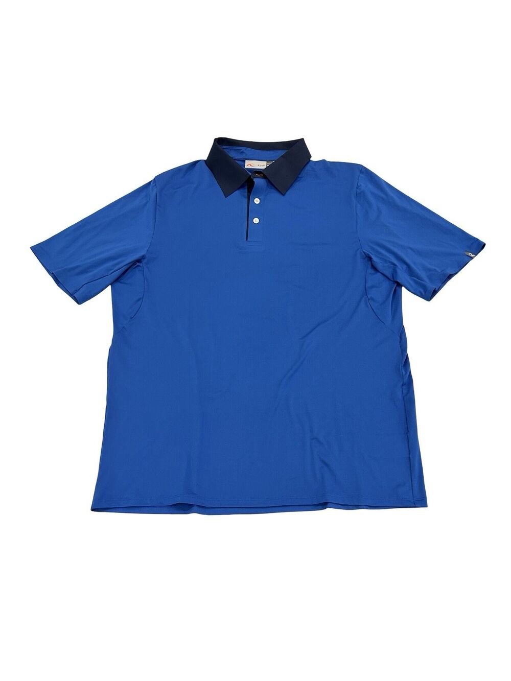 Kjus Performance Golf Polo Shirt Mens Size XL - 54 Blue Short Sleeve Superload